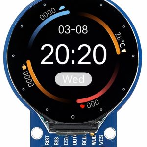 Okrągły wyświetlacz LCD IPS 1,28 cala GC9A01